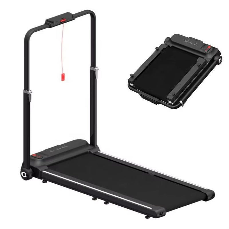 Mini Folding Walking Pad Electric under Desk Treadmill Portable Fitness Equipment for Home Gym Exercise with Bluetooth Speaker