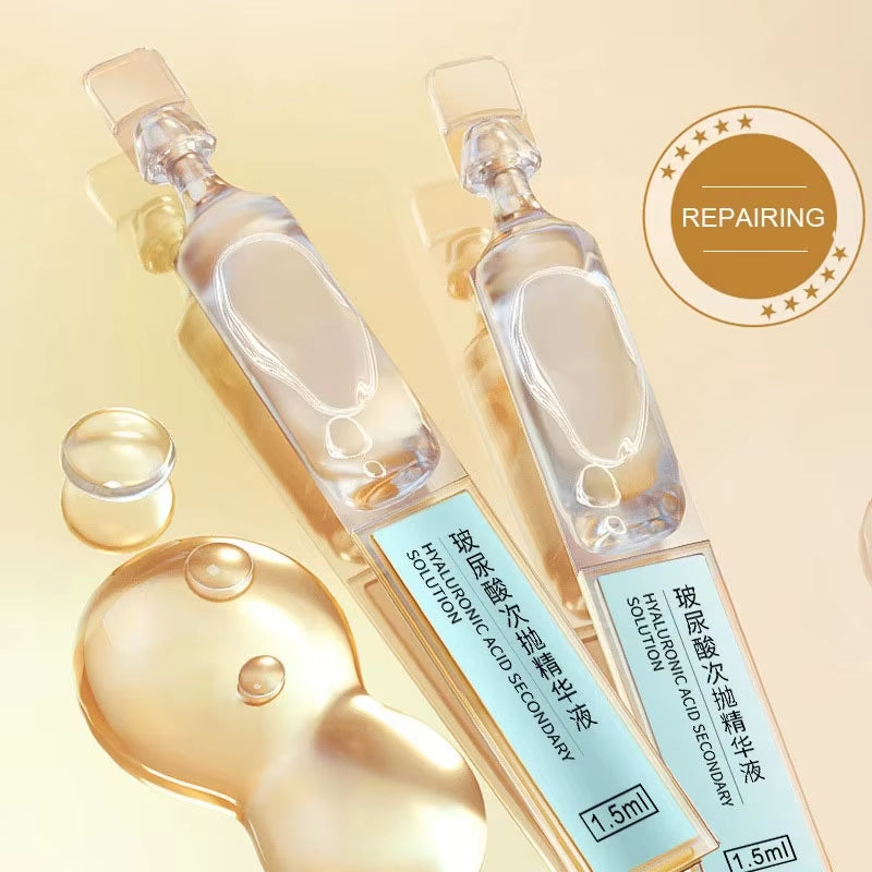 30Pcs Hyaluronic Acid Face Serum Solution Nourish Repair Fine Lines Facial Hydration Anti-Wrinkles Aging Face Care Essence Set